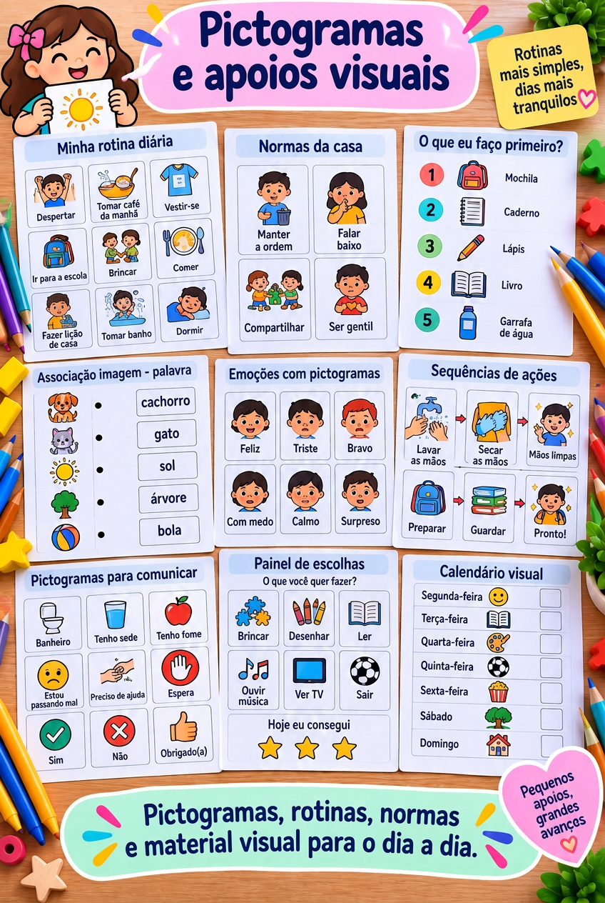 🖼️ Pictogramas e apoios visuais
